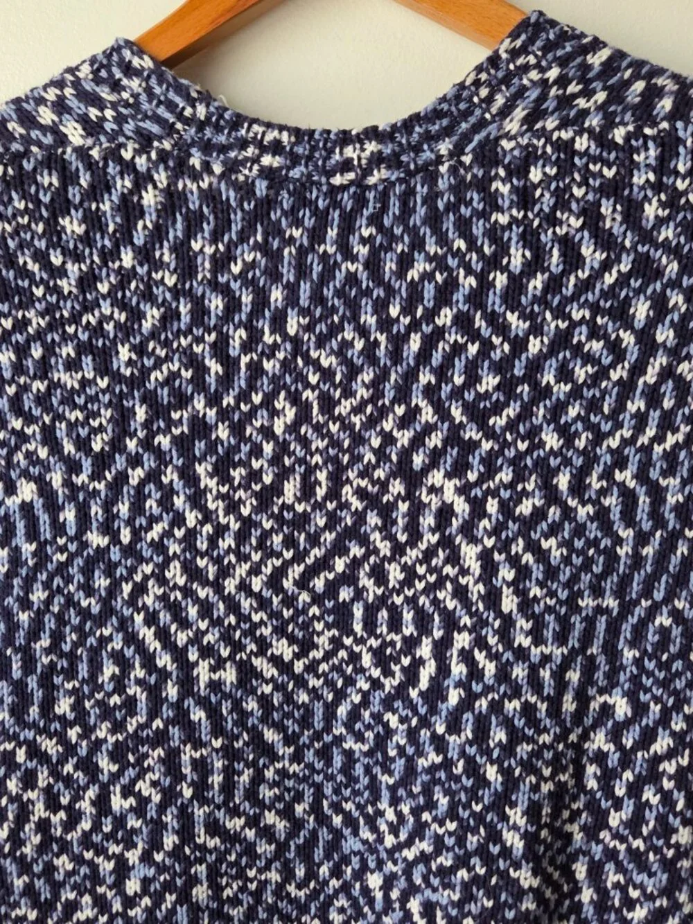 EUC NATURAL REFLECTIONS SOFT COTTON BLEND LONG OPEN CARDIGAN SWEATER SIZE M